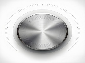  Brushed Metal Microwave Switch