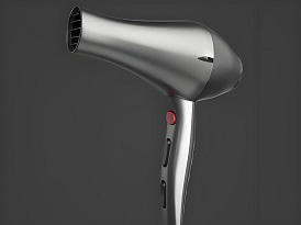  Brushed Metal Hair Dryer
