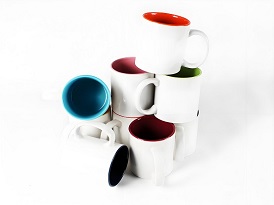  Heat Transfer Is Applied To Ceramic Cups