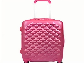  Diamond pattern trolley case LDPE plastic material