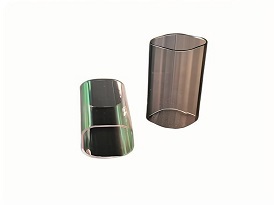  Square pen holder made of PETG plastic