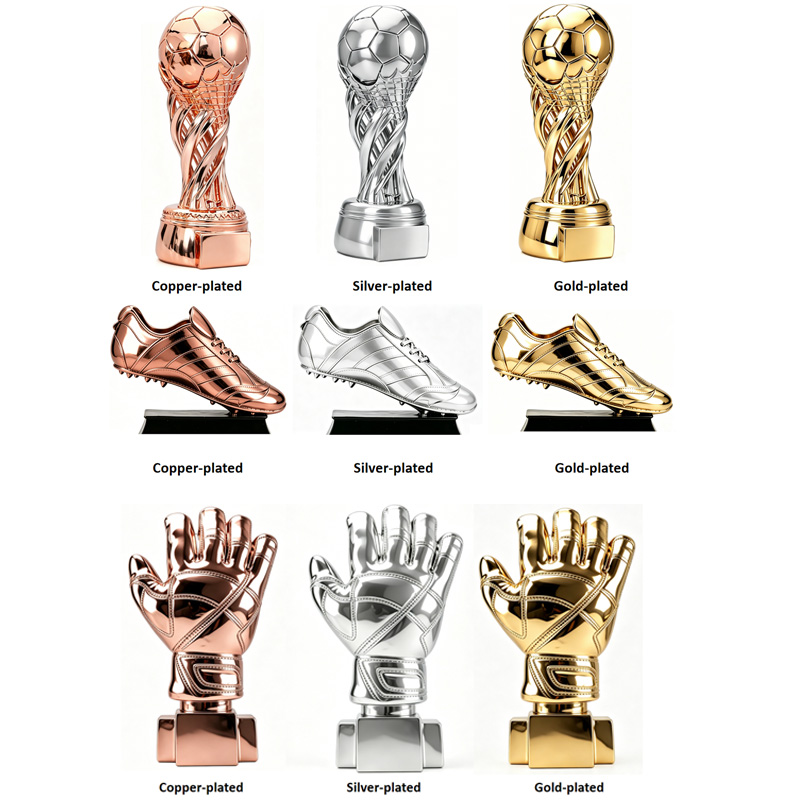 CNC Machined 6061-T6 Aluminum Parts with Gold, Silver, and Copper Plating