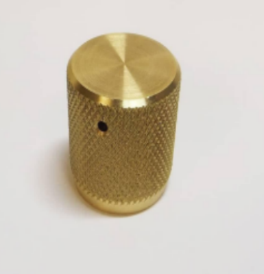 Knurled brass knob