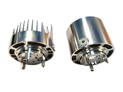 Machining of Aluminum Alloy LED Light Housing Parts Machining of Aluminum Alloy LED Light Housing Parts