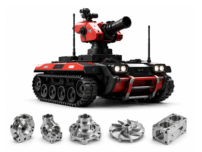 Precision Parts for Firefighting Robots