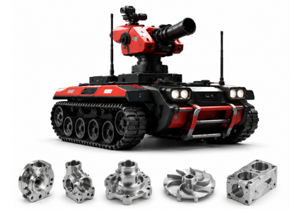 Precision Parts for Firefighting Robots