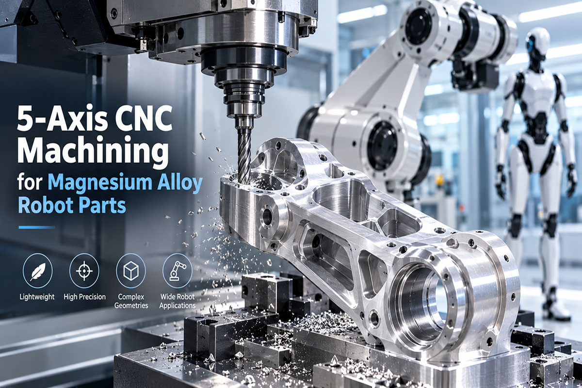 What Is 5-Axis CNC Machining for Magnesium Alloy Robot Parts?