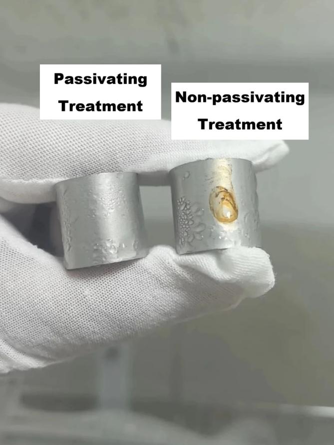 Titanium Tube Surface Treatment