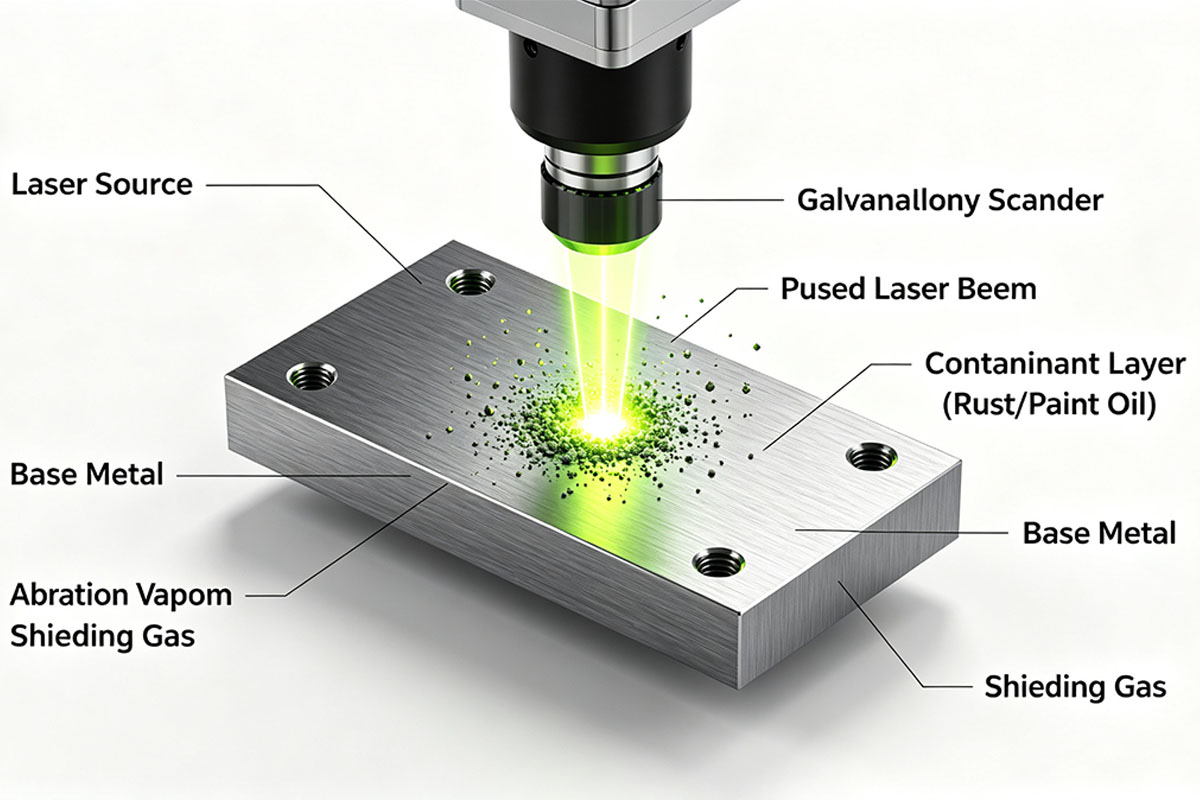 Laser Cleaning of Aluminum, Magnesium, Titanium & Carbon Steel Laser Cleaning of Aluminum, Magnesium, Titanium & Carbon Steel