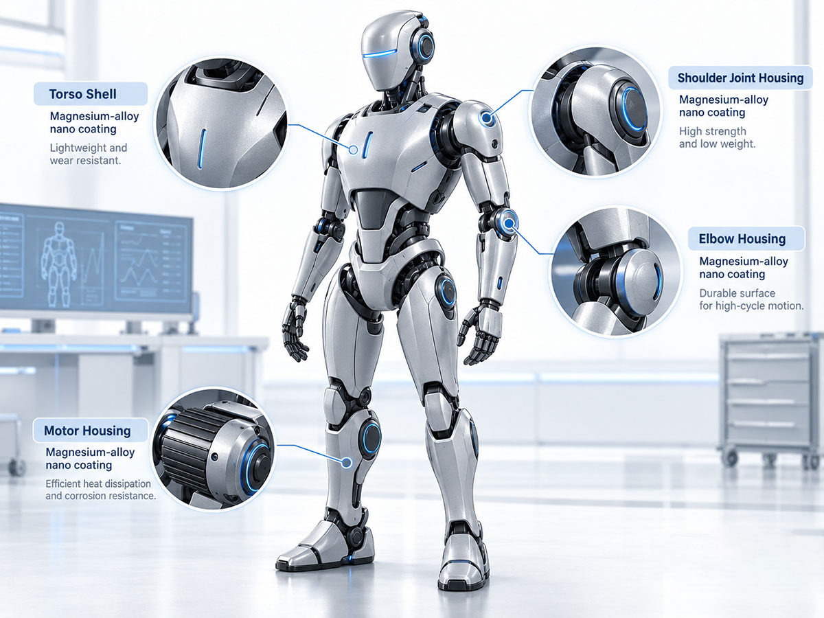 Humanoid Robots and Robotic Components